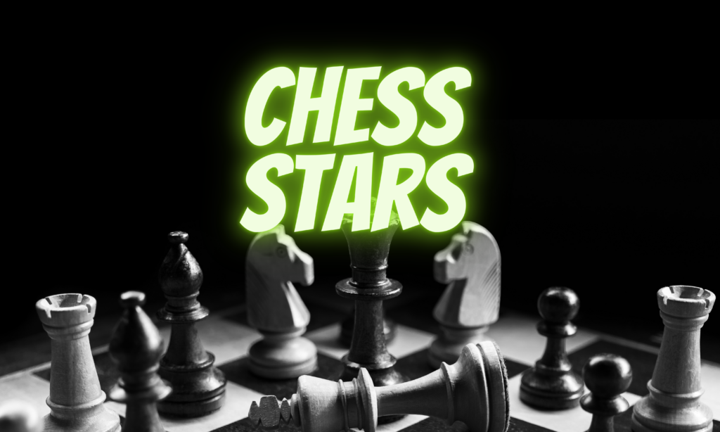 Chess Stars Website Banner in Lime green