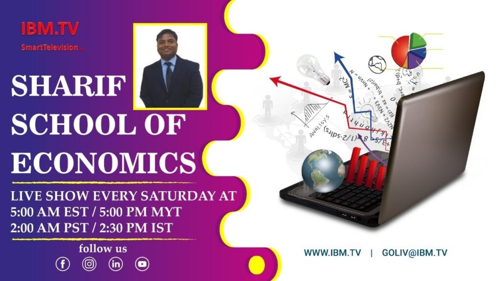 Sharif School of Economics Website Poster in Pink and White