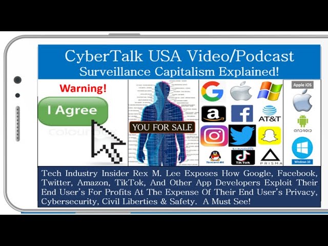 A Cyber Talk Mobile Phone Poster in Blue Color